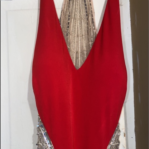 Red prom dress - Picture 2 of 2